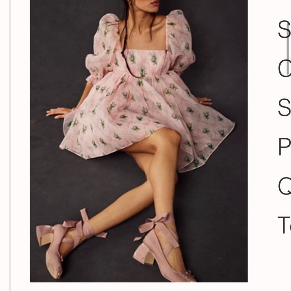 Selkie Puff Sleeve Dress - Picture 5 of 5